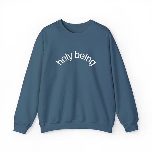 Holy Being Crewneck Sweatshirt, Embroidered, THE STORE by avalove