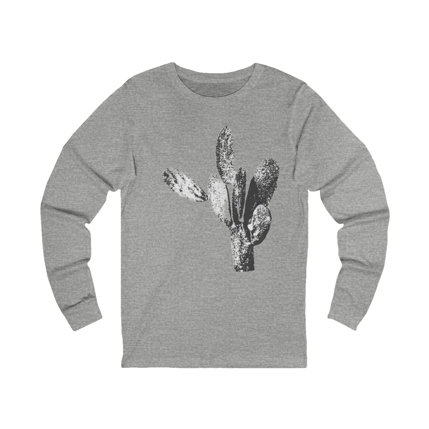 Saguaro Cactus Graphic Long Sleeve Tee — Minimal Desert Botanical Shirt, THE STORE by avalove