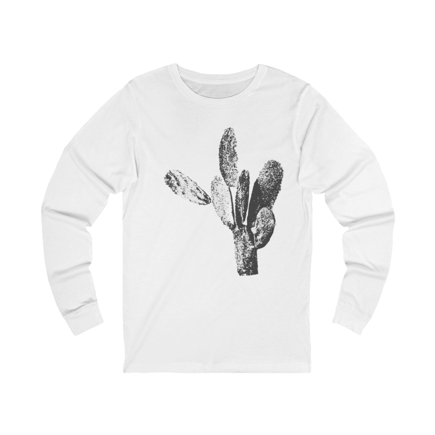 Saguaro Cactus Graphic Long Sleeve Tee — Minimal Desert Botanical Shirt, THE STORE by avalove