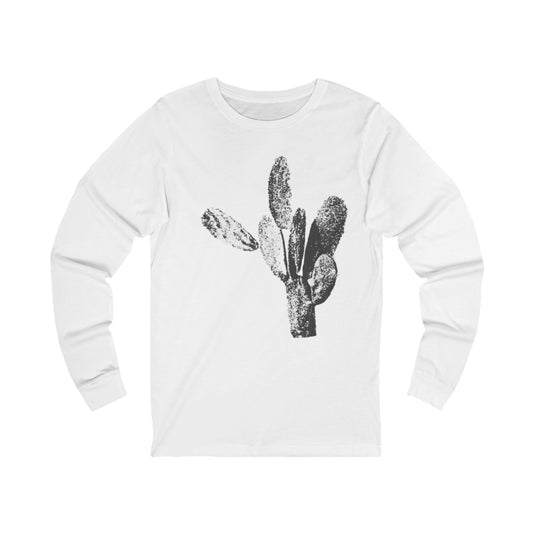 Saguaro Cactus Graphic Long Sleeve Tee — Minimal Desert Botanical Shirt, THE STORE by avalove