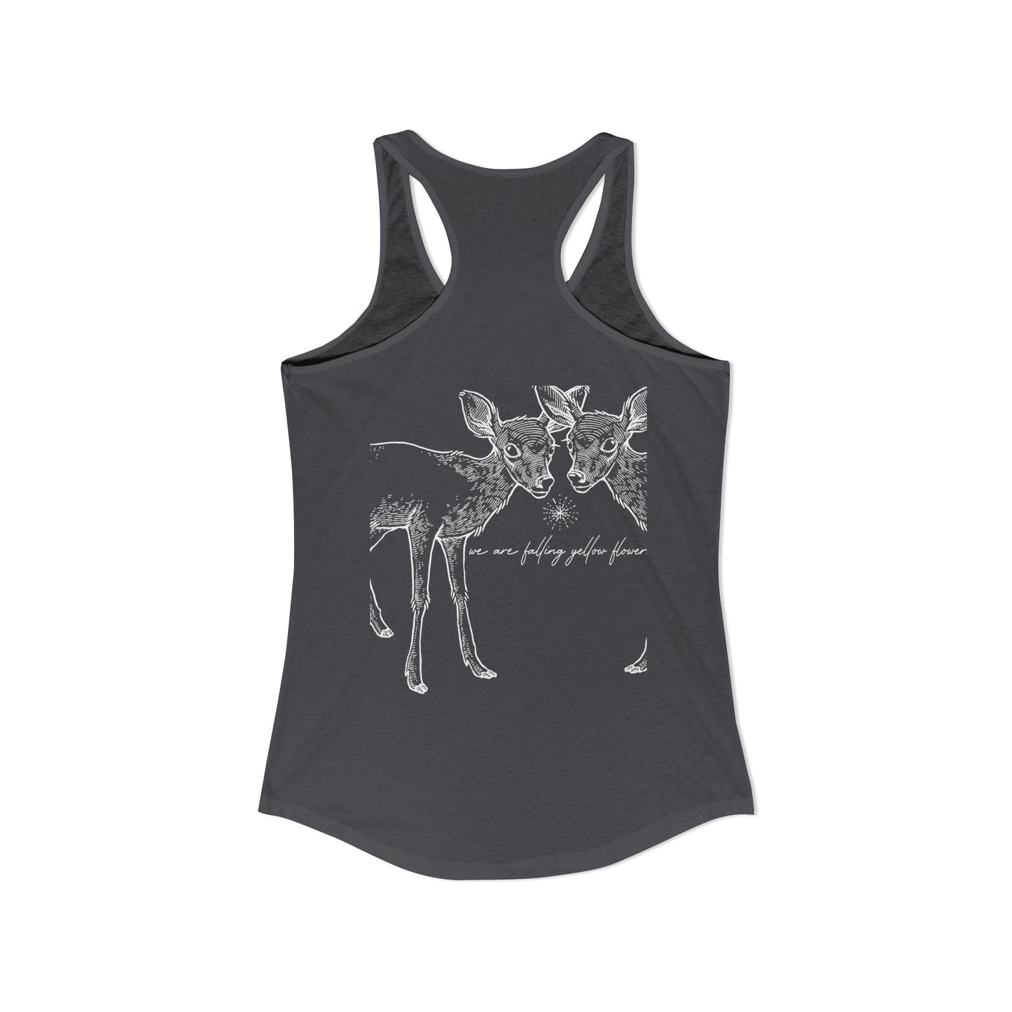 Two Deer- We Are Falling Flowers- Tank Basic- THE STORE, by avalove