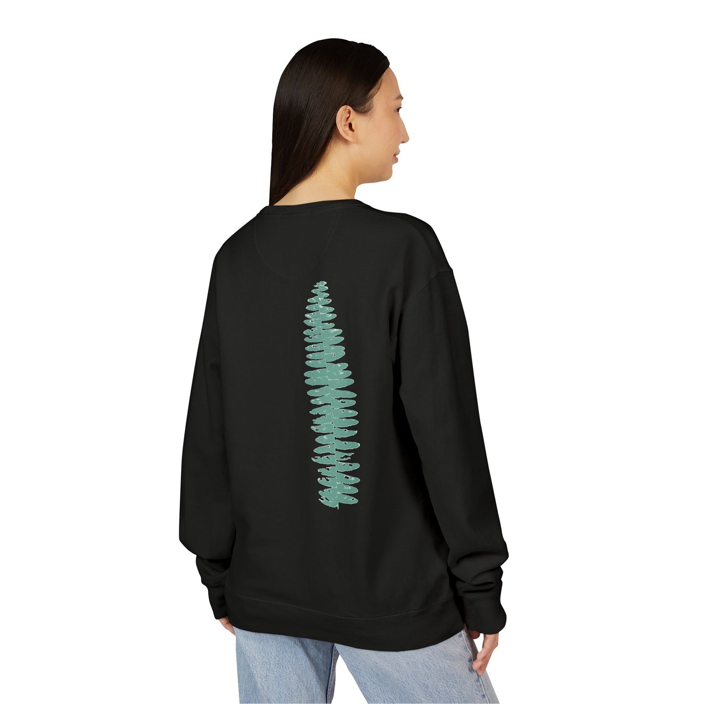 The Green Fern, Forest Bathing Sweatshirt, THE STORE, by avalove