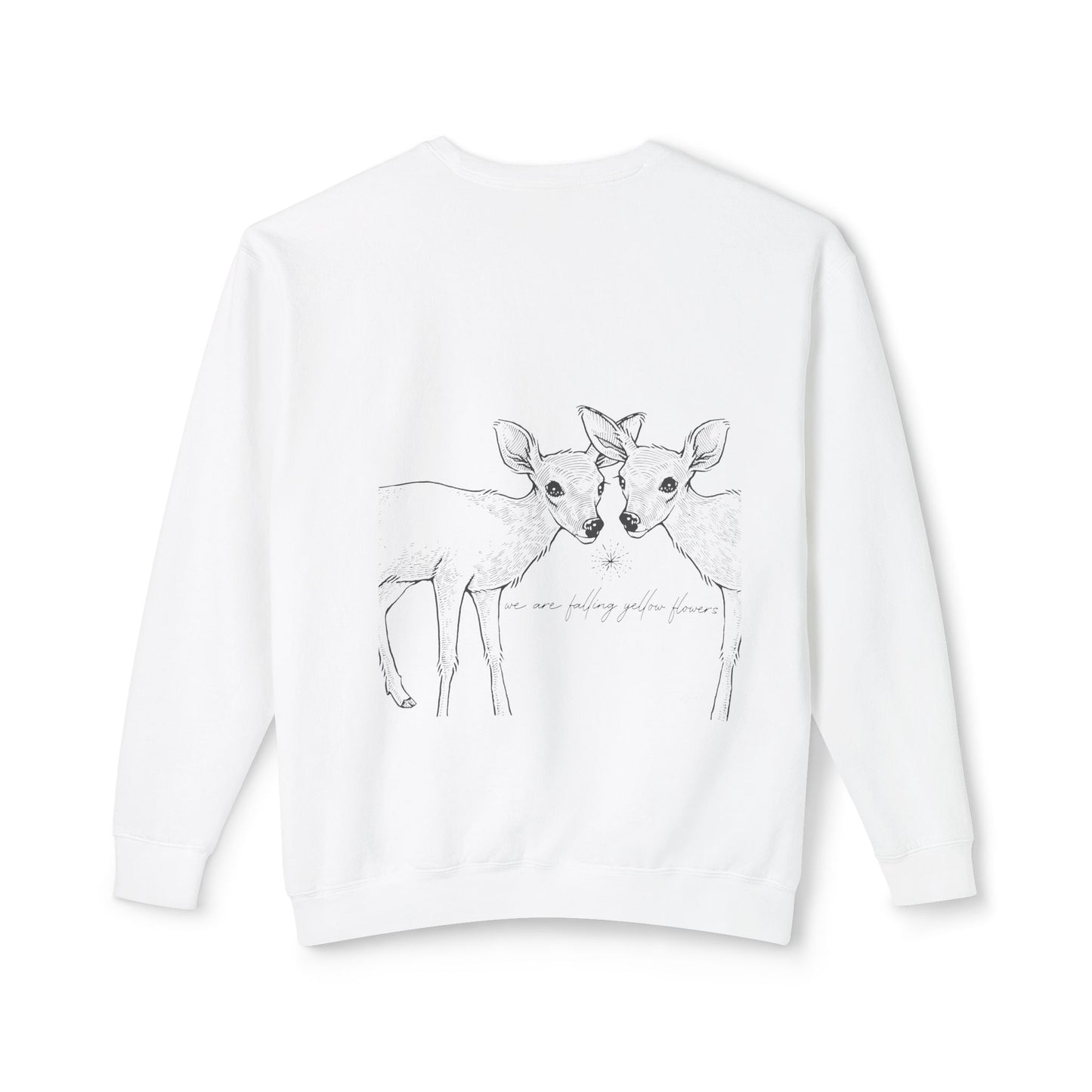 Two Deer: We are Falling Flowers Sweatshirt, Unisex- THE STORE by avalove