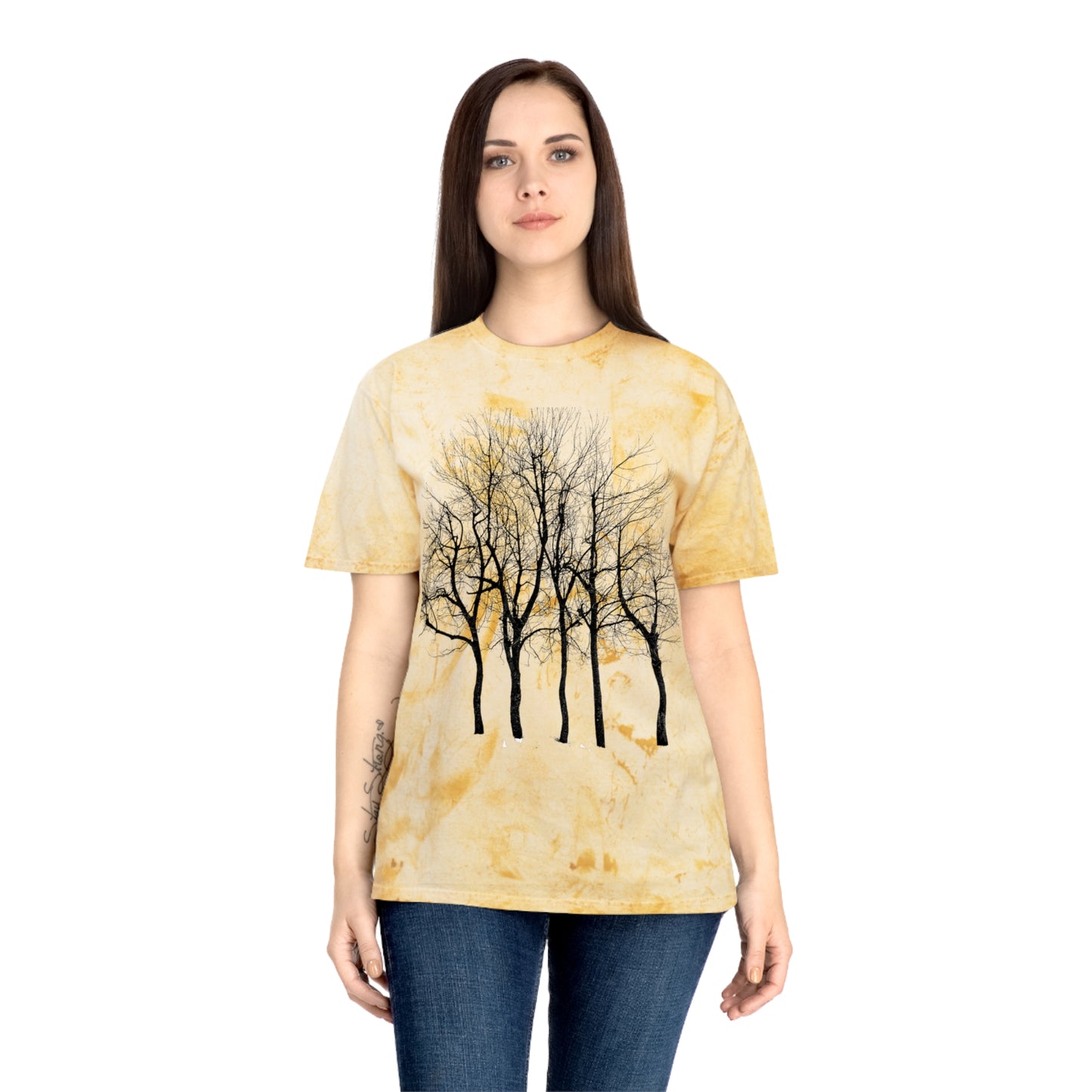 Fairytale Trees Tie Dye Basic Unisex Tee- The STORE by avalove