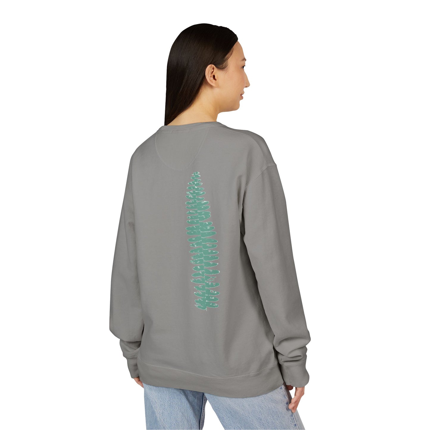 The Green Fern, Forest Bathing Sweatshirt, THE STORE, by avalove