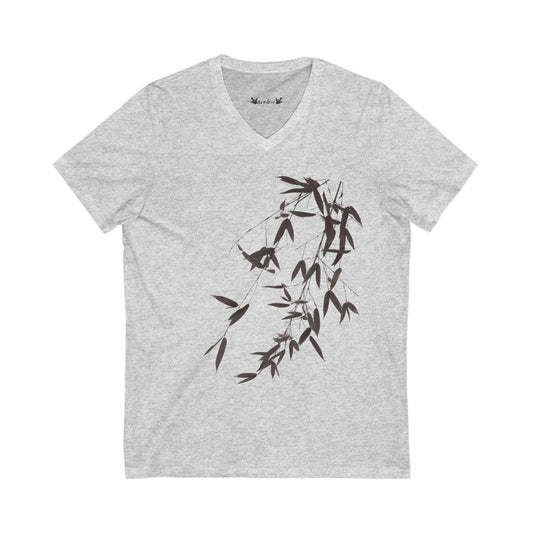 Bamboo Unisex Jersey Short Sleeve V-Neck Tee- The Store by avalove