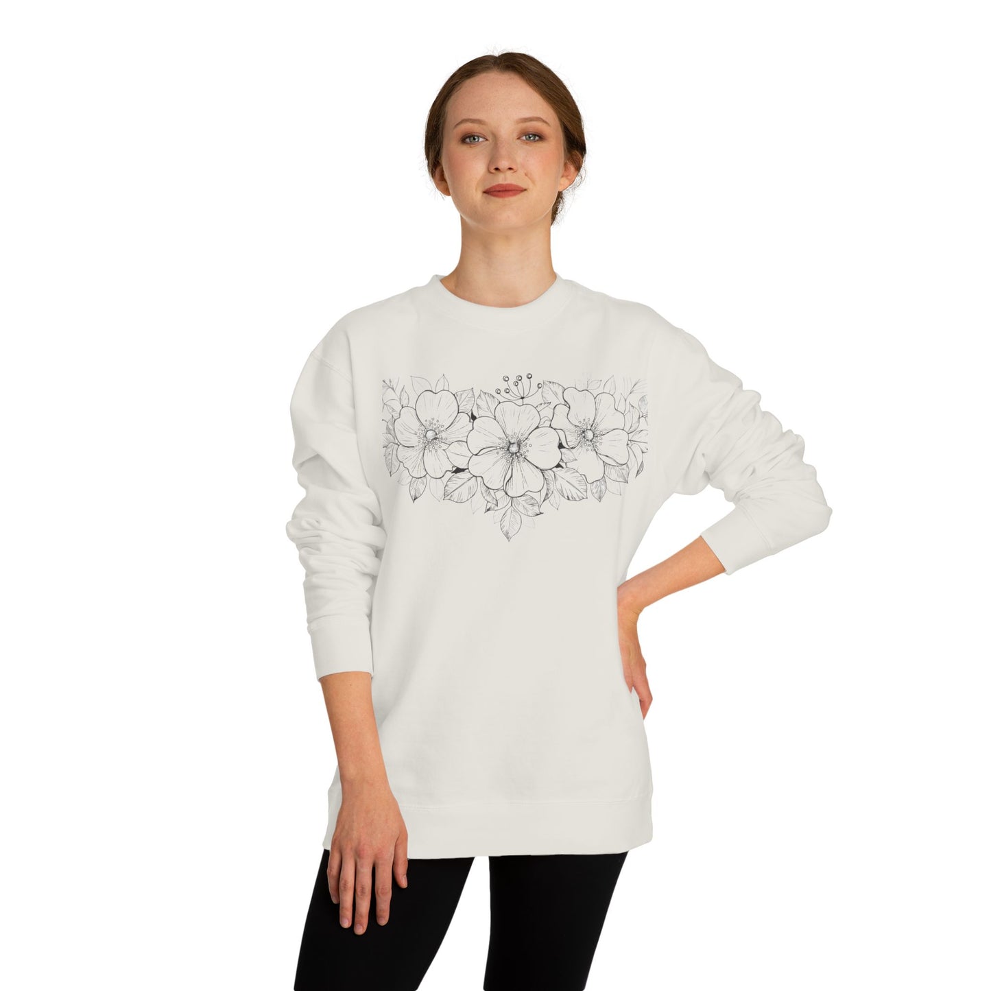 Cowgirl Flowers Crewneck Sweatshirt- The Store, by avalove