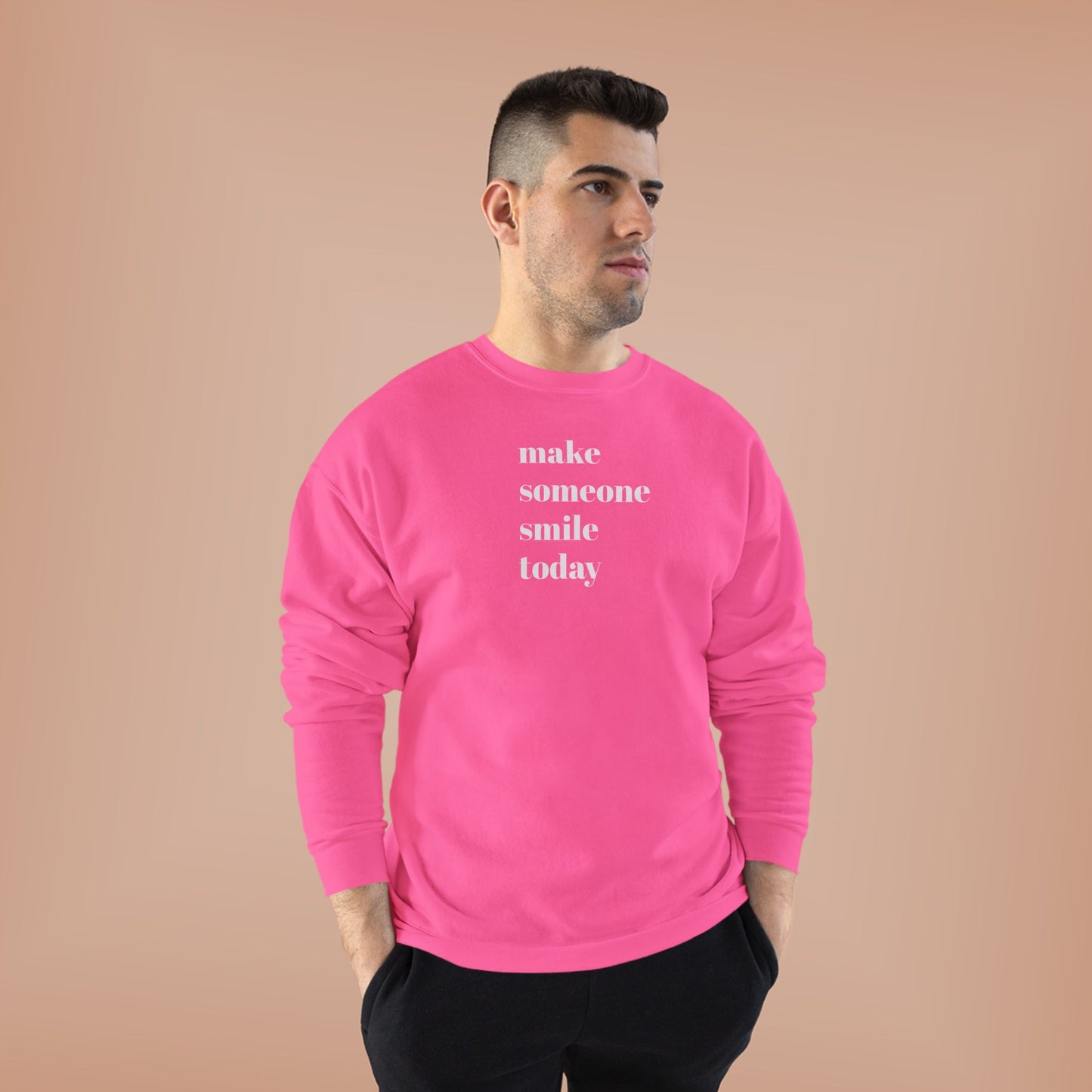 Make Someone Smile Today Crewneck Sweatshirt