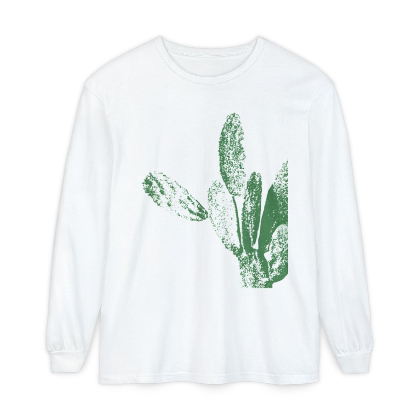 Cactus Print Long Sleeve Tee-THE STORE by avalove