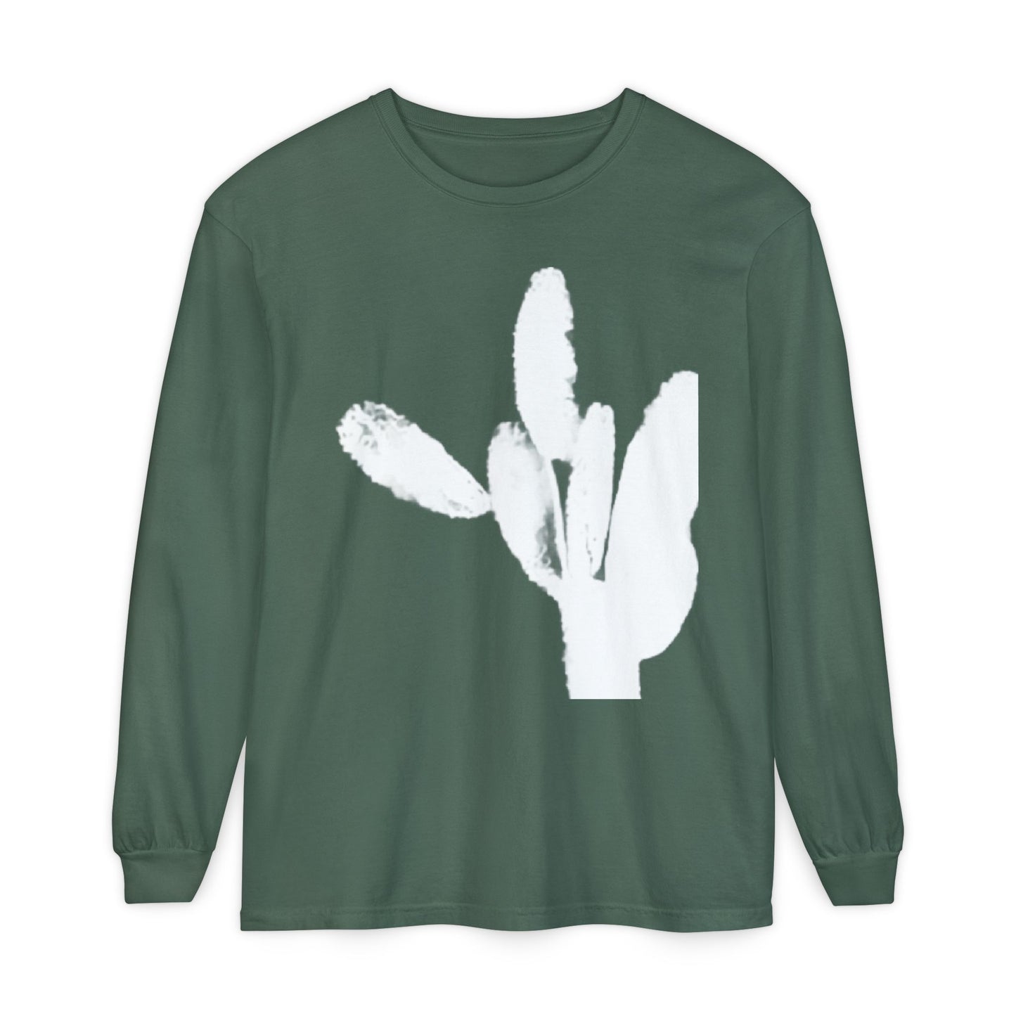 Cactus Silhouette Long Sleeve Shirt, THE STORE, by avalove