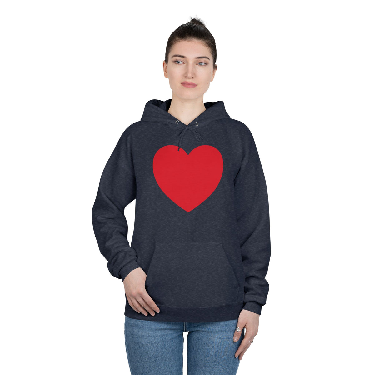I WEAR MY HEART ON MY SLEEVE Unisex EcoSmart® Pullover Hoodie Sweatshirt- THE STORE by avalove