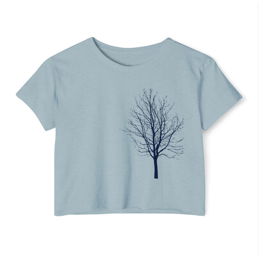 Single Tree Women's Festival Crop Top Tee- The Store by avalove
