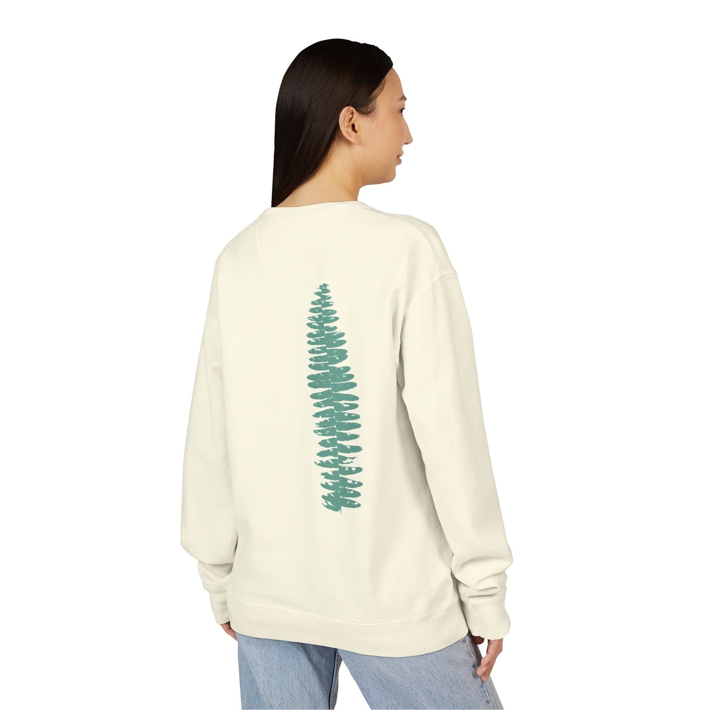 The Green Fern, Forest Bathing Sweatshirt, THE STORE, by avalove