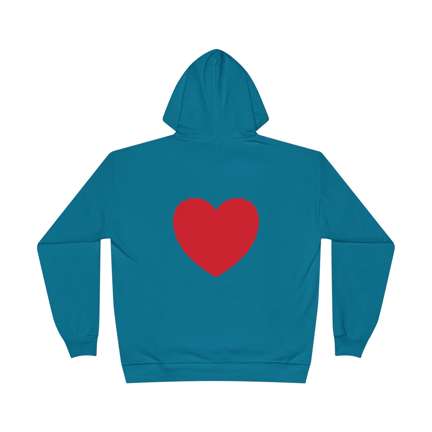I WEAR MY HEART ON MY SLEEVE Unisex EcoSmart® Pullover Hoodie Sweatshirt