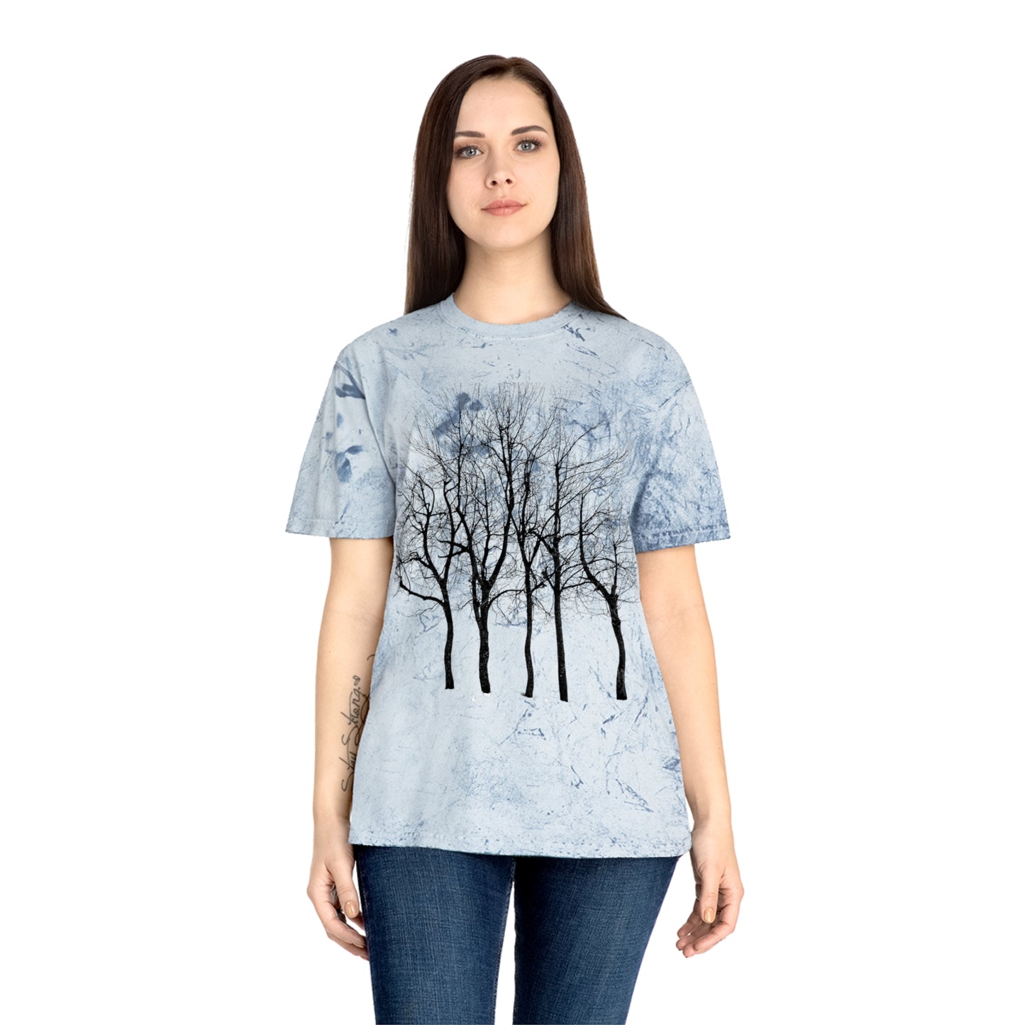 Fairytale Trees Tie Dye Basic Unisex Tee- The STORE by avalove
