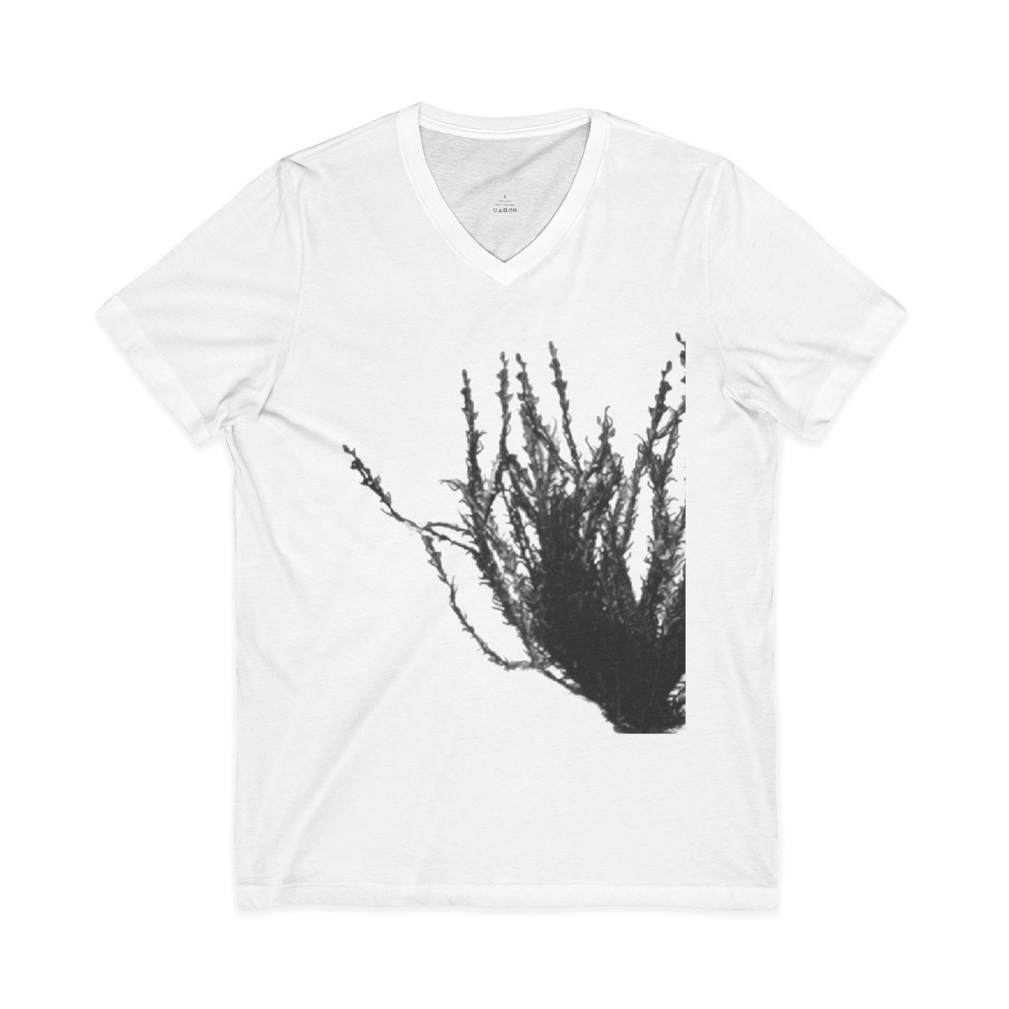 Sage Brush Print V-Neck Tee — THE STORE, by avalove