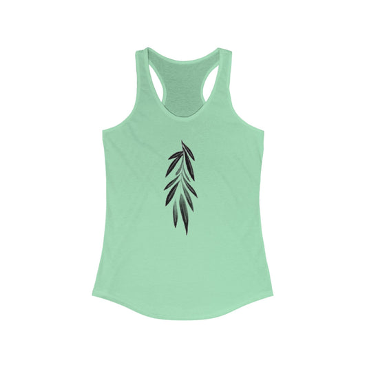 Medicine Leaf Women's Ideal Racerback Tank- The Store by avalove