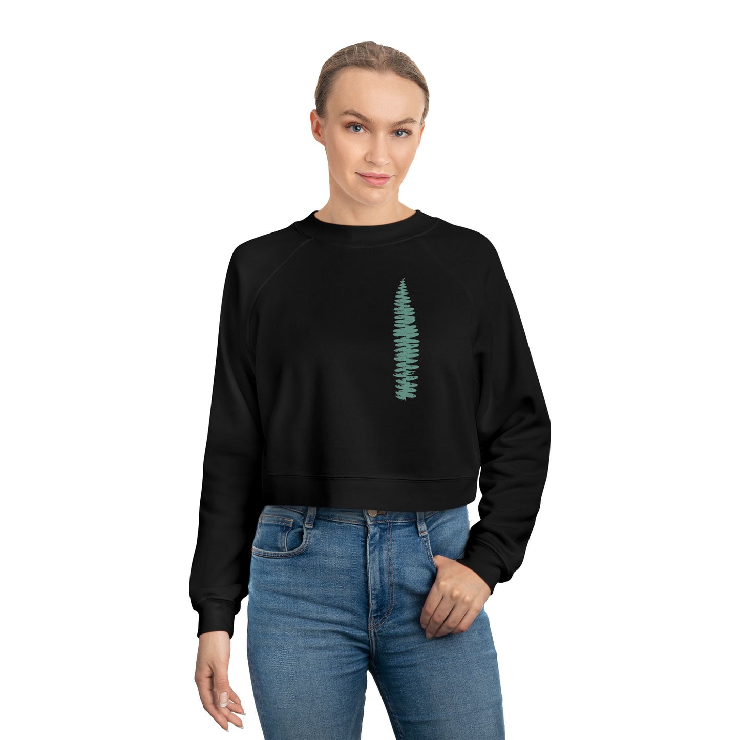 The Green Fern, Forest Bather! - Women's Fleece Pullover - The Store, by avalove