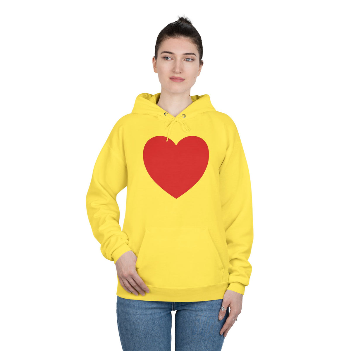 I WEAR MY HEART ON MY SLEEVE Unisex EcoSmart® Pullover Hoodie Sweatshirt- THE STORE by avalove