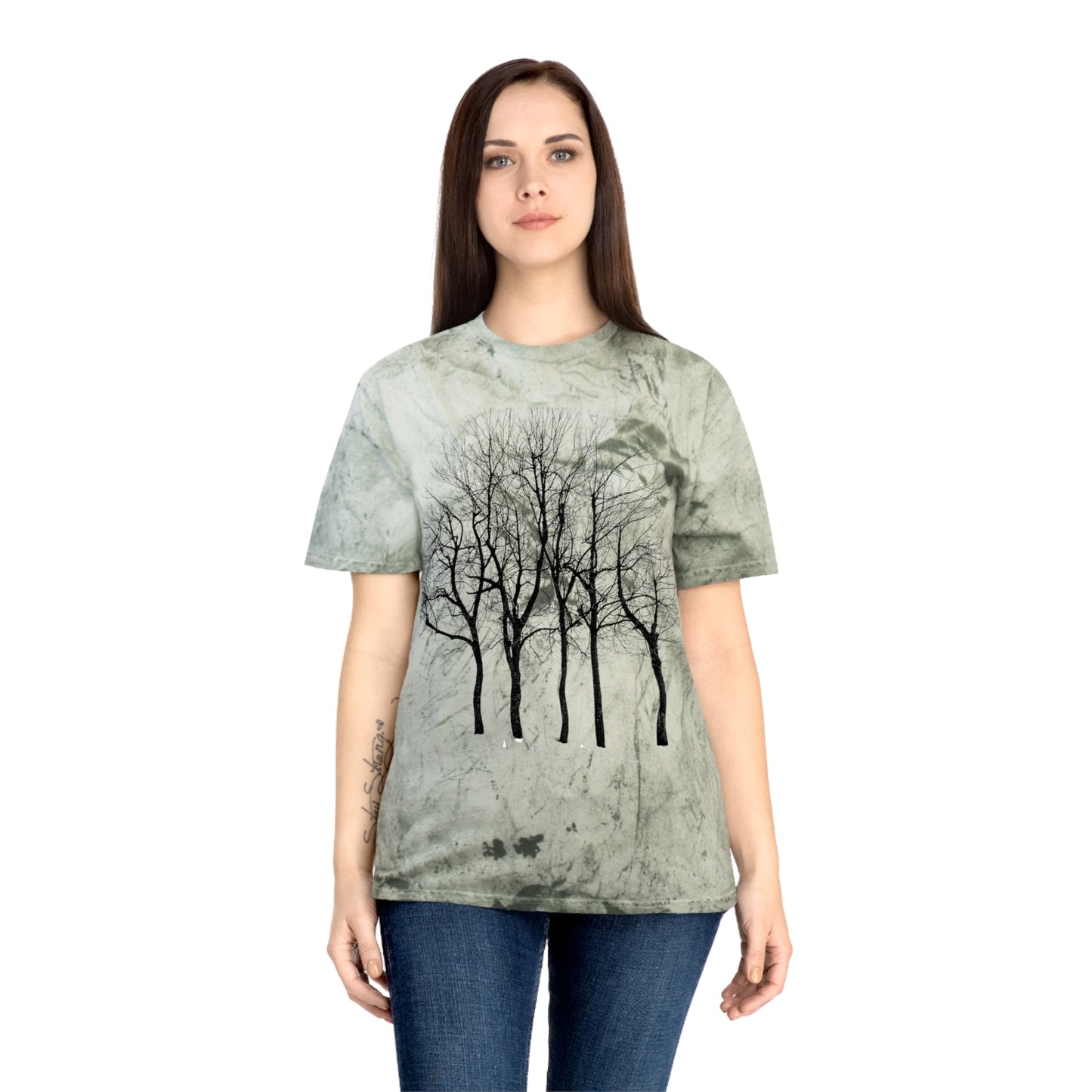 Fairytale Trees Tie Dye Basic Unisex Tee- The STORE by avalove