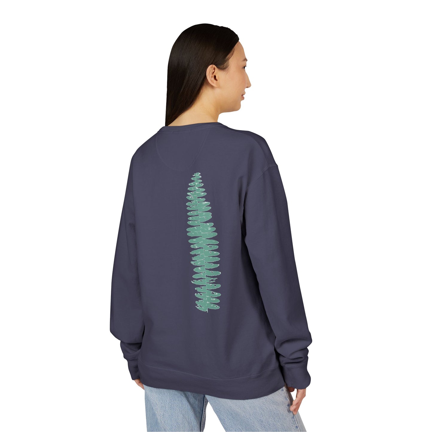 The Green Fern, Forest Bathing Sweatshirt, THE STORE, by avalove