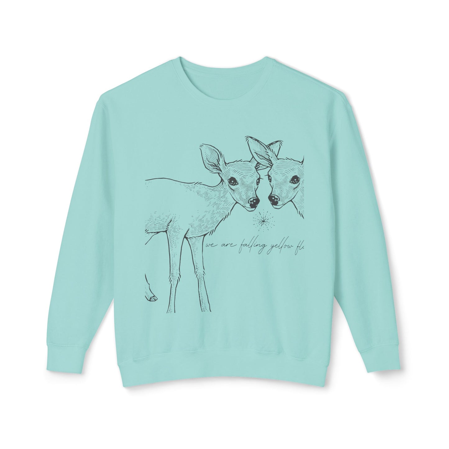 Two Deer: We are Falling Flowers Sweatshirt, Unisex- THE STORE by avalove