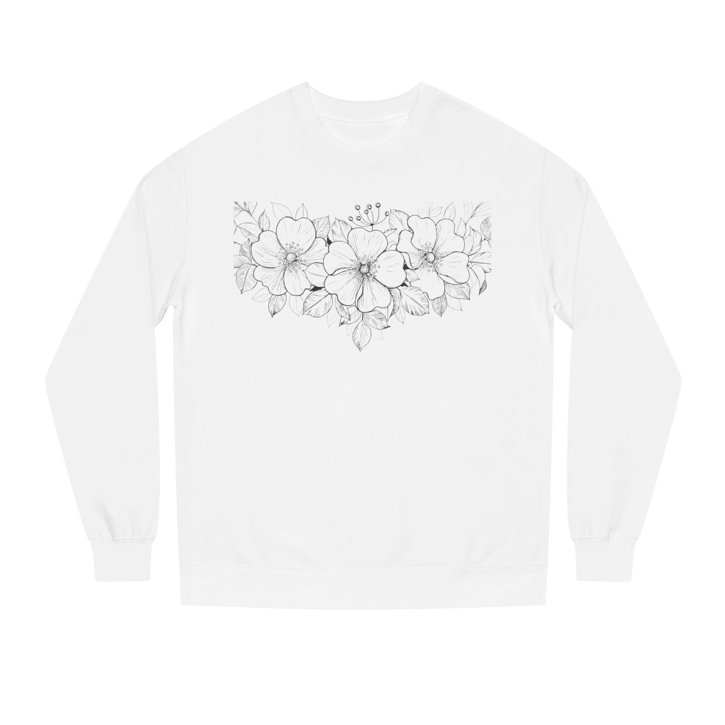 Cowgirl Flowers Crewneck Sweatshirt- The Store, by avalove