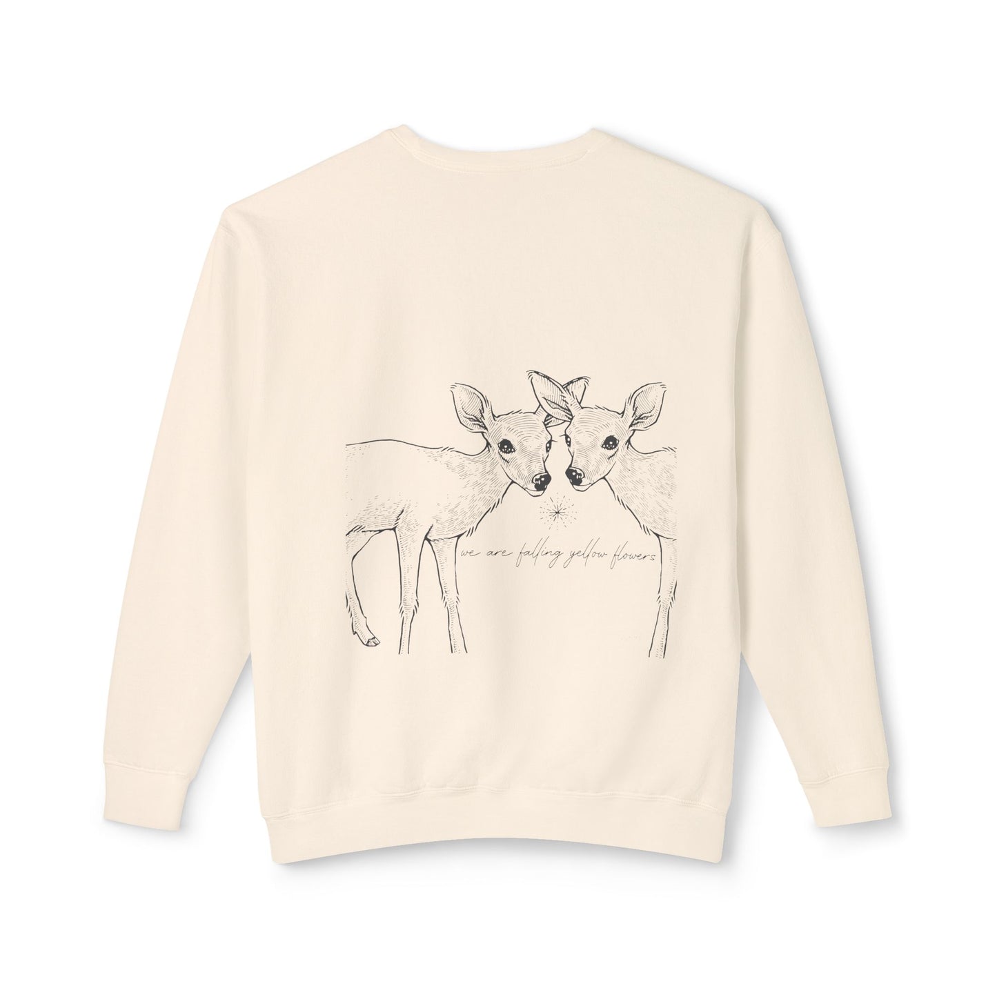 Two Deer: We are Falling Flowers Sweatshirt, Unisex- THE STORE by avalove