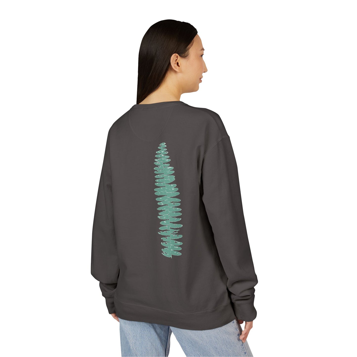 The Green Fern, Forest Bathing Sweatshirt, THE STORE, by avalove