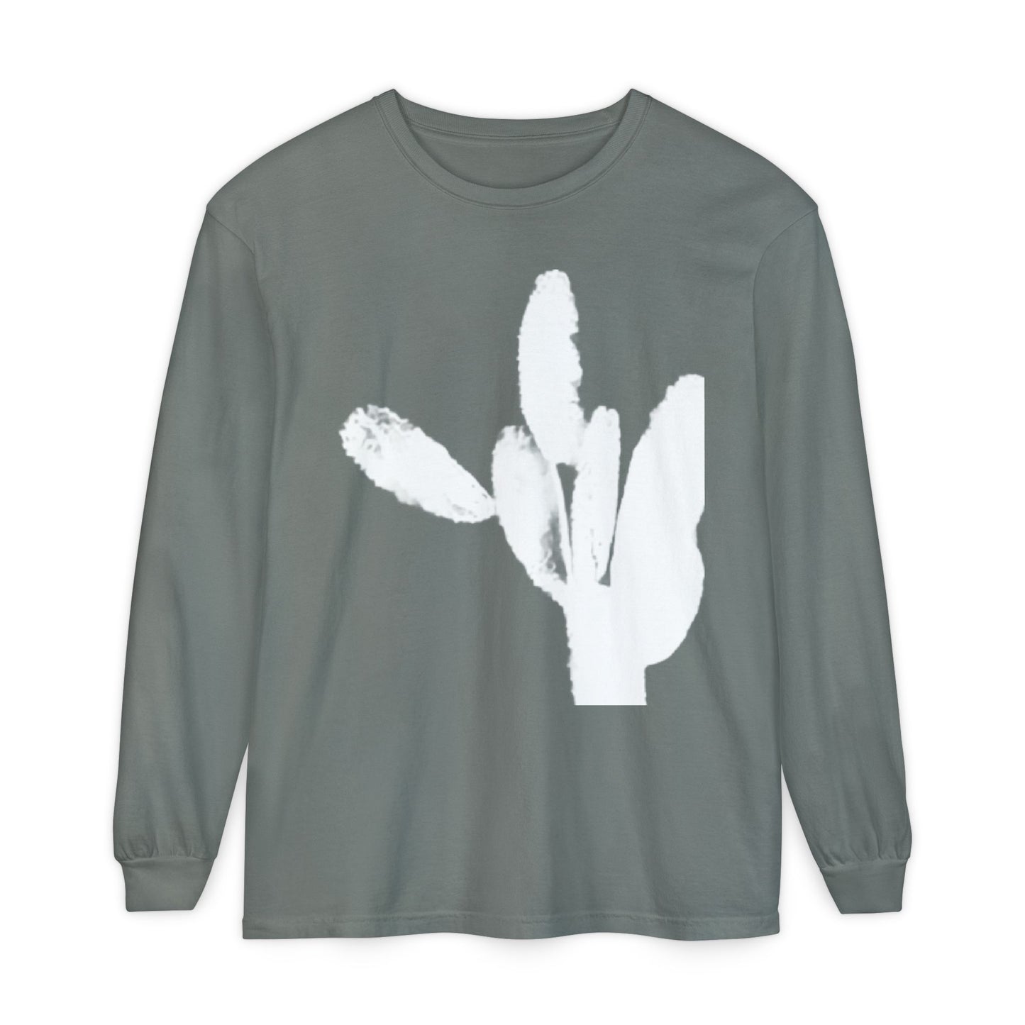 Cactus Silhouette Long Sleeve Shirt, THE STORE, by avalove