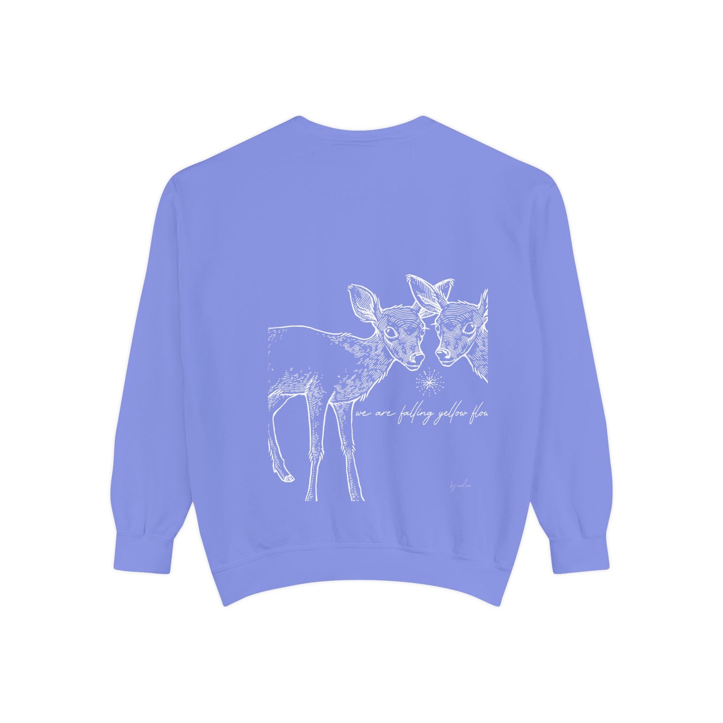 Two Deer Classic Garment-Dyed Sweatshirt- UNISEX