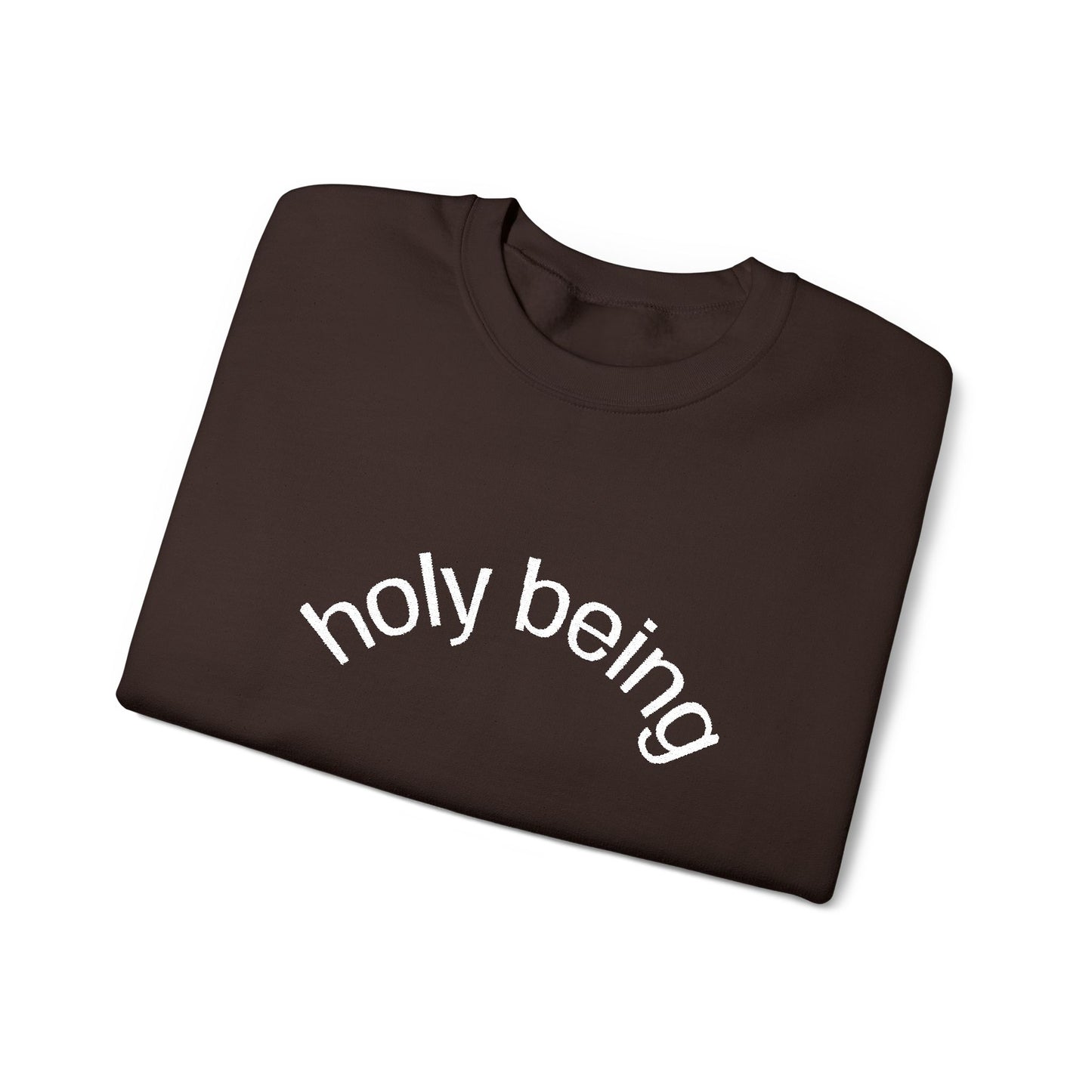 Holy Being Crewneck Sweatshirt, Embroidered, THE STORE by avalove