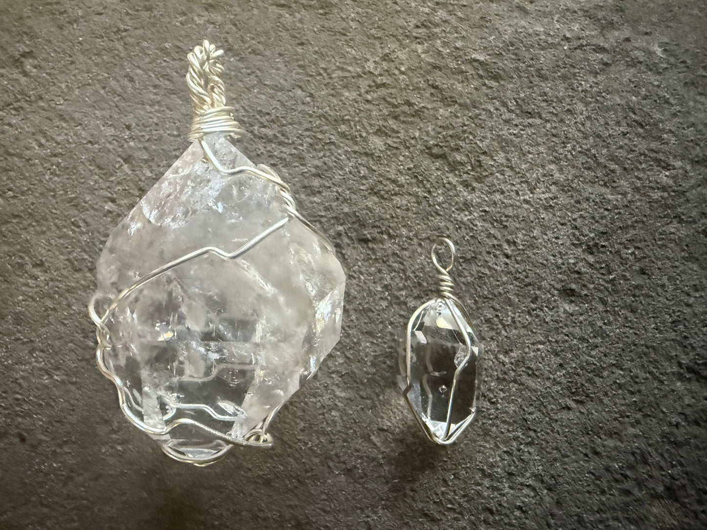 Herkimer Diamond Talisman: Master Rainbow Generator-Prism Keeper- Large Piece