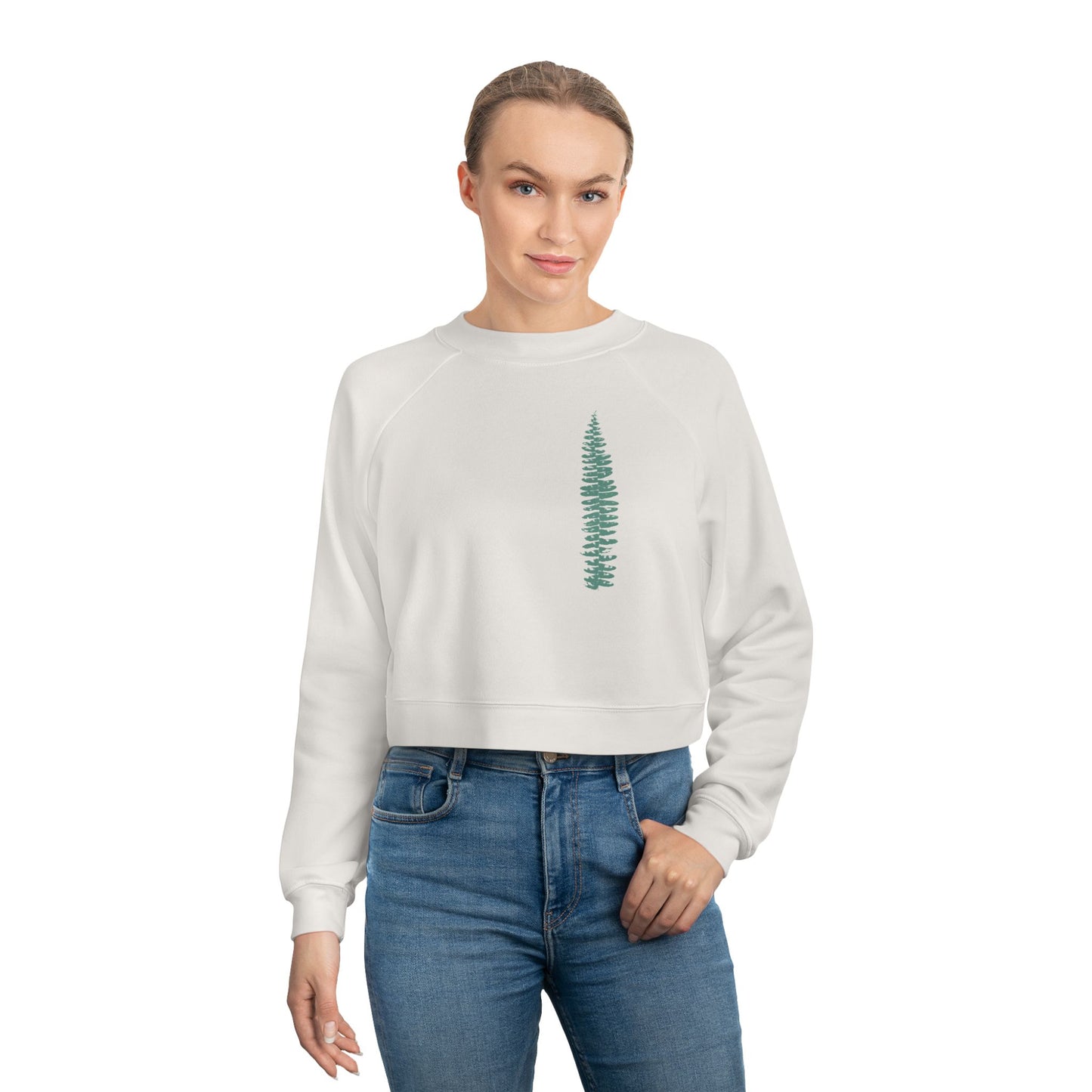 The Green Fern, Forest Bather! - Women's Fleece Pullover - The Store, by avalove