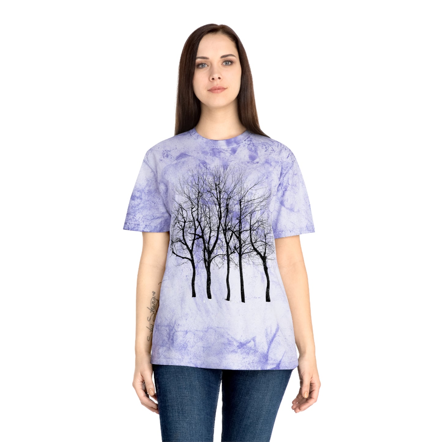 Fairytale Trees Tie Dye Basic Unisex Tee- The STORE by avalove