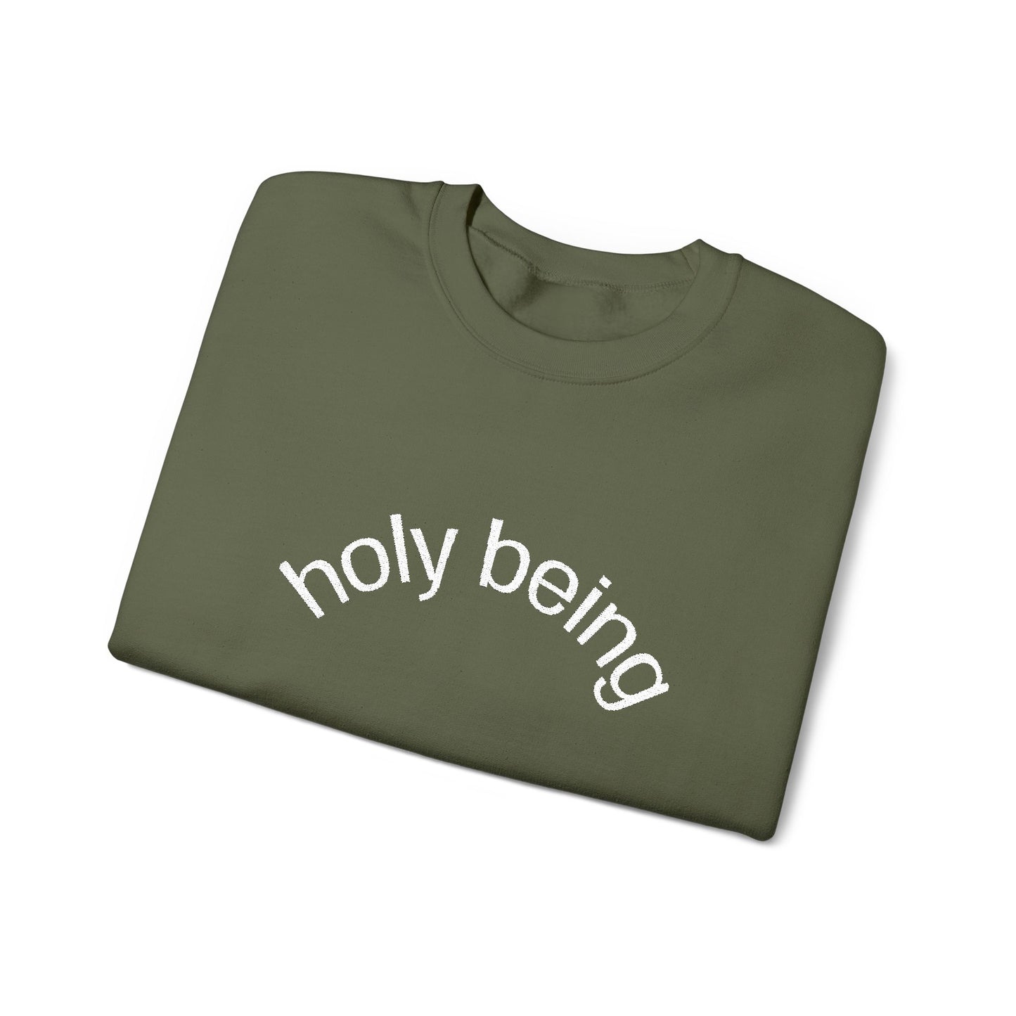 Holy Being Crewneck Sweatshirt, Embroidered, THE STORE by avalove