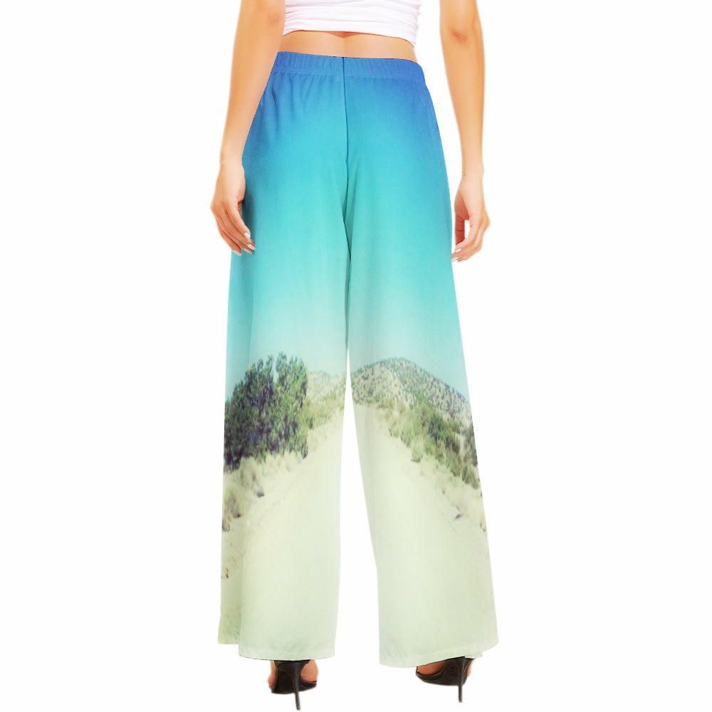 Road to Espanola, New Mexico, Wide Leg Pants