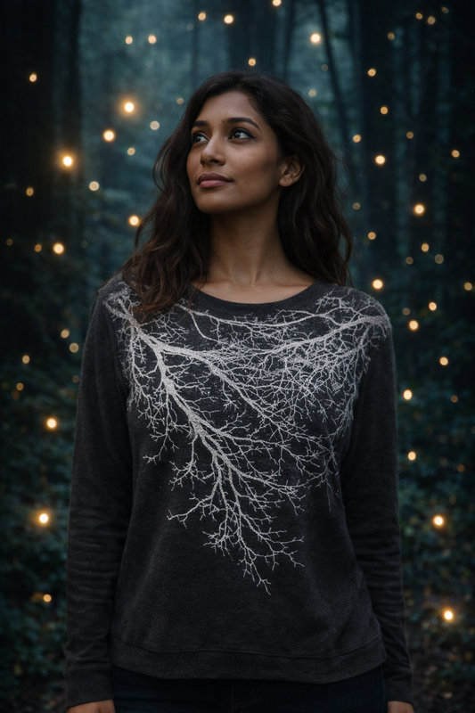 Moon Trees Cashmere Fleece Sweater