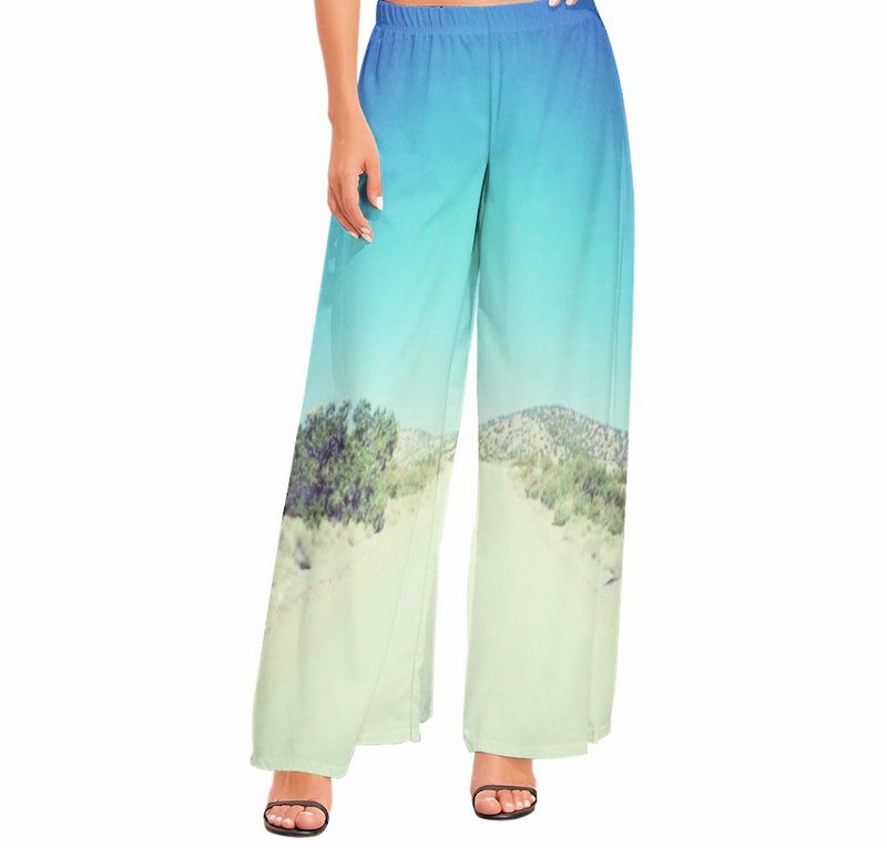 Road to Espanola, New Mexico, Wide Leg Pants