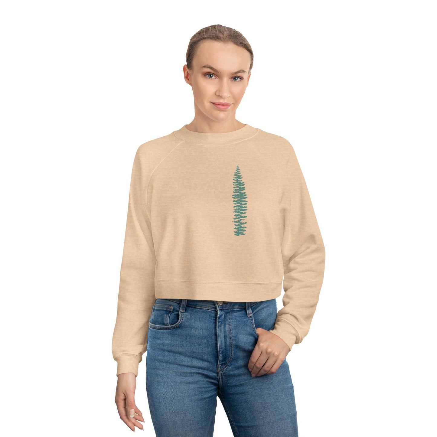 The Green Fern, Forest Bather! - Women's Fleece Pullover - The Store, by avalove