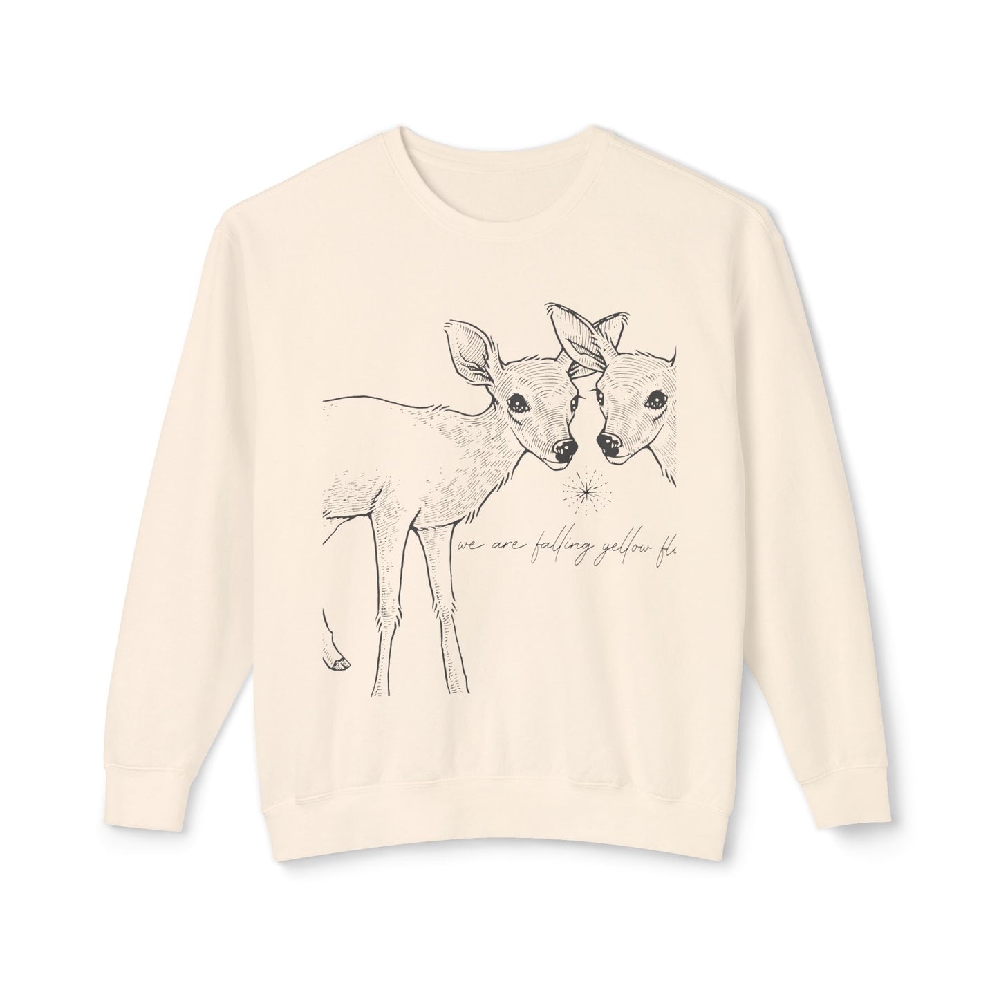 Two Deer: We are Falling Flowers Sweatshirt, Unisex- THE STORE by avalove