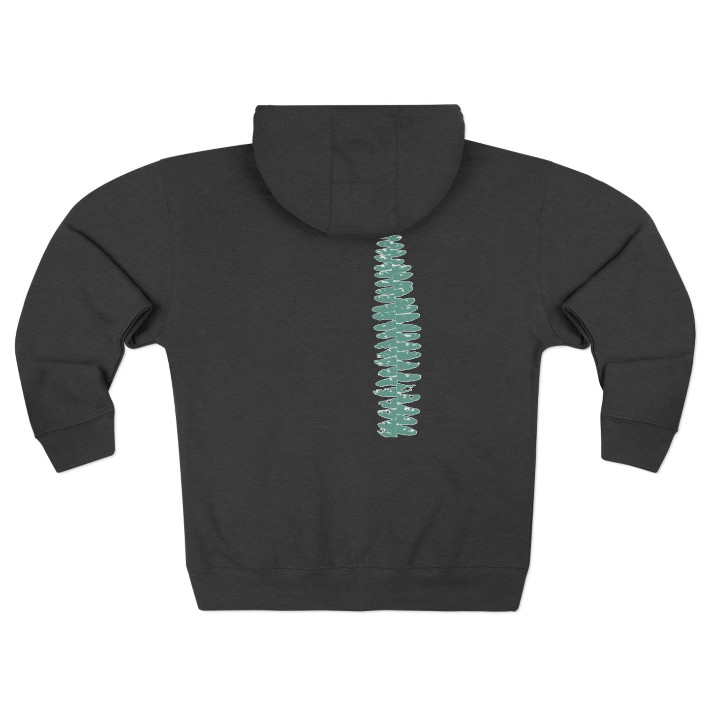 Green Fern, Forest Bathing Unisex Zip Hoodie, THE STORE, by avalove