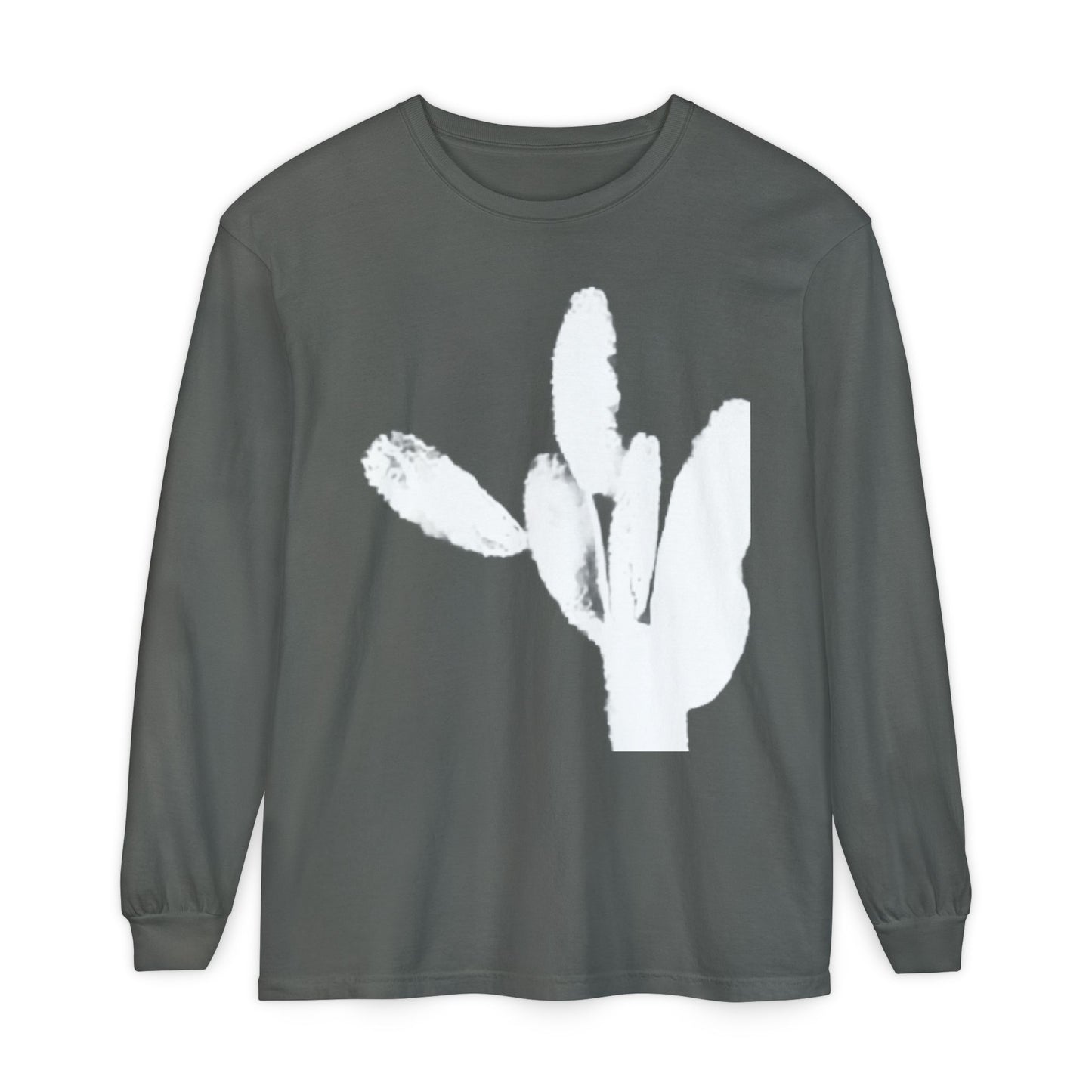 Cactus Silhouette Long Sleeve Shirt, THE STORE, by avalove