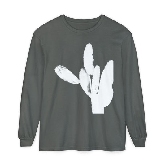 Cactus Silhouette Long Sleeve Shirt, THE STORE, by avalove