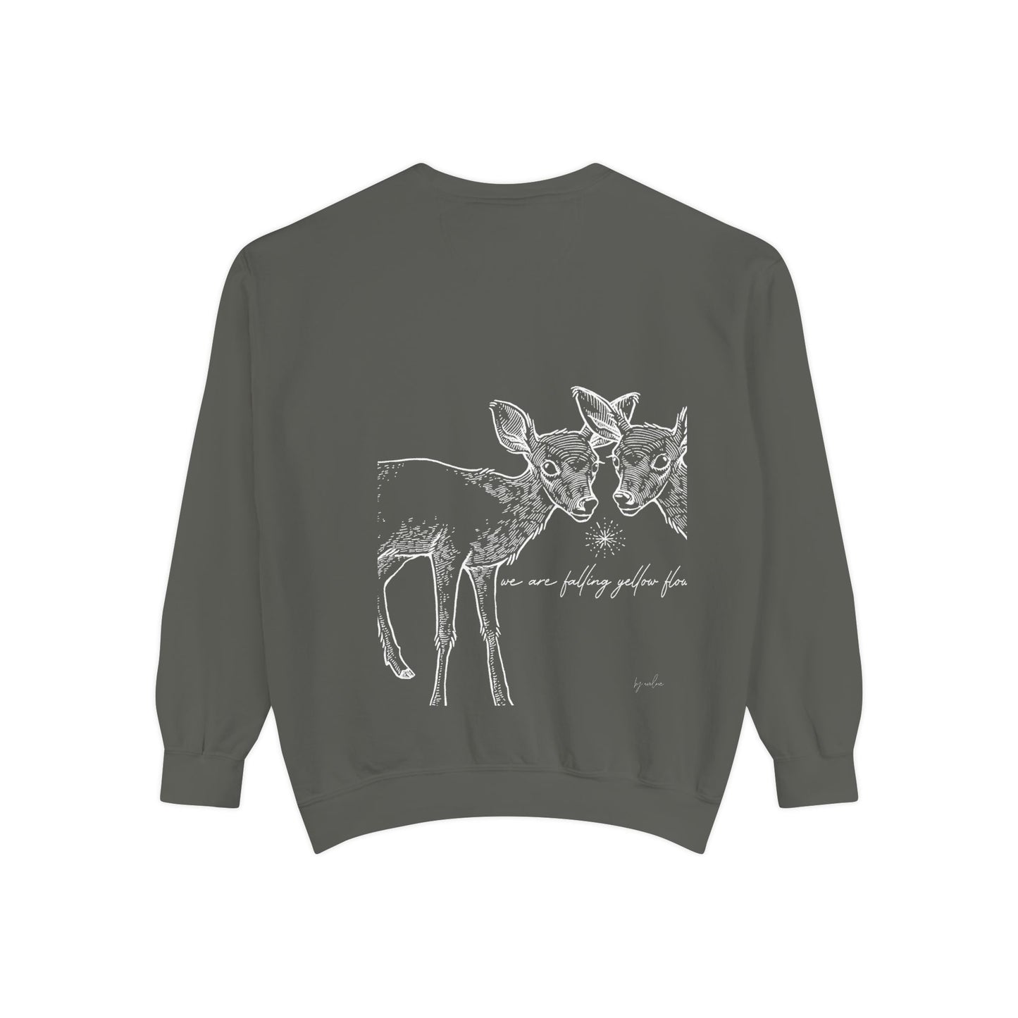Two Deer Classic Garment-Dyed Sweatshirt- UNISEX