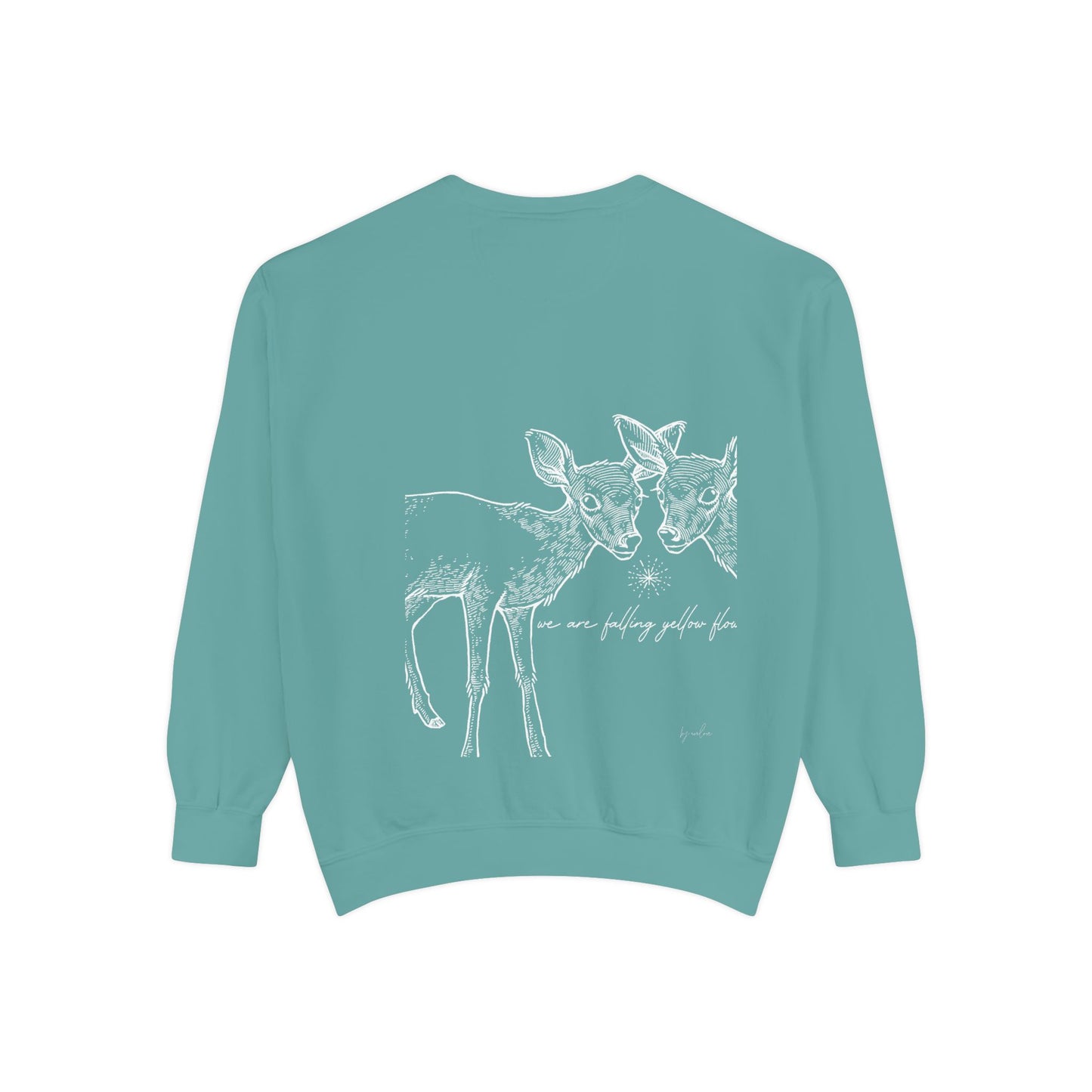Two Deer Classic Garment-Dyed Sweatshirt- UNISEX