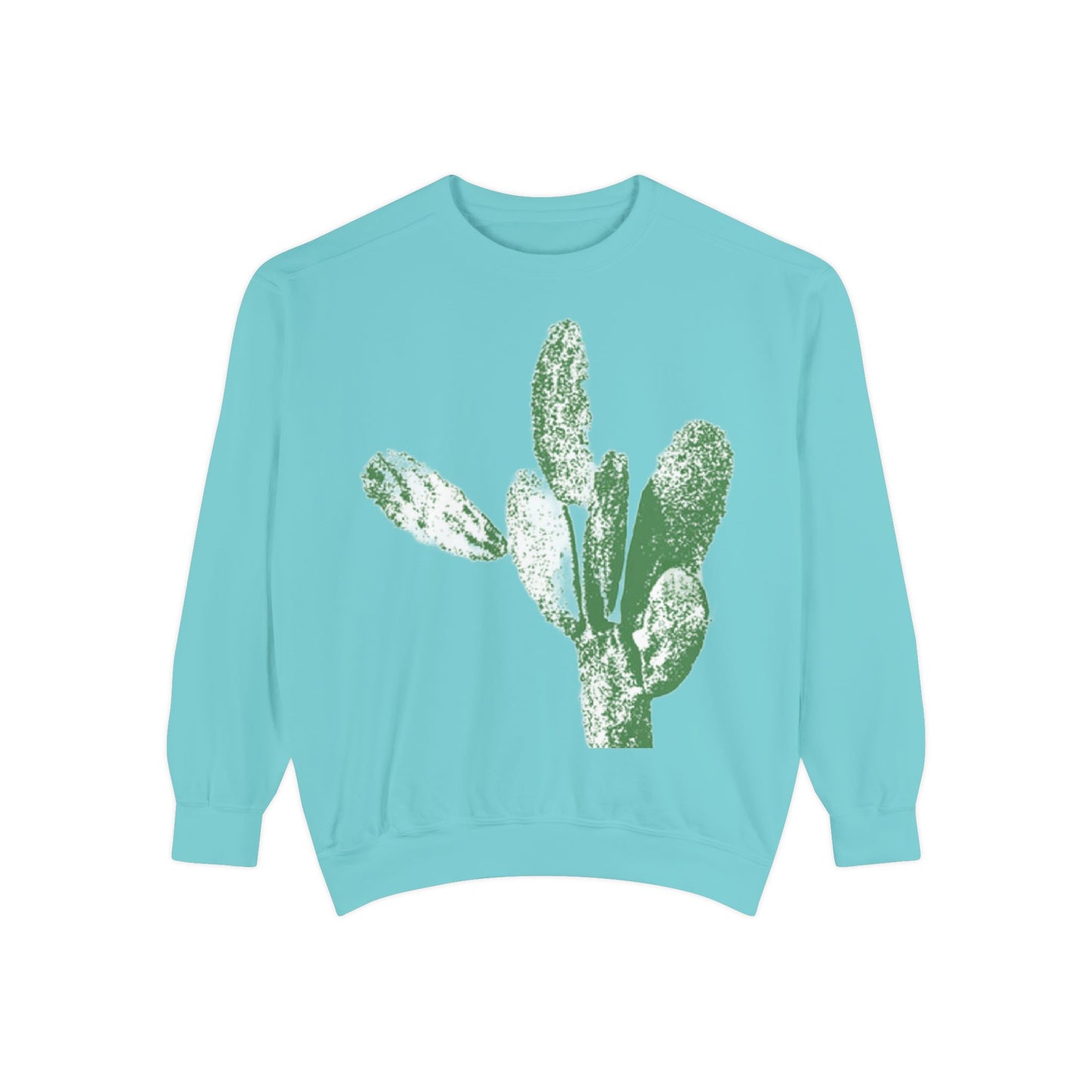 Saguaro Cactus Sweatshirt — Vintage Green Botanical Crewneck, THE STORE, by avalove