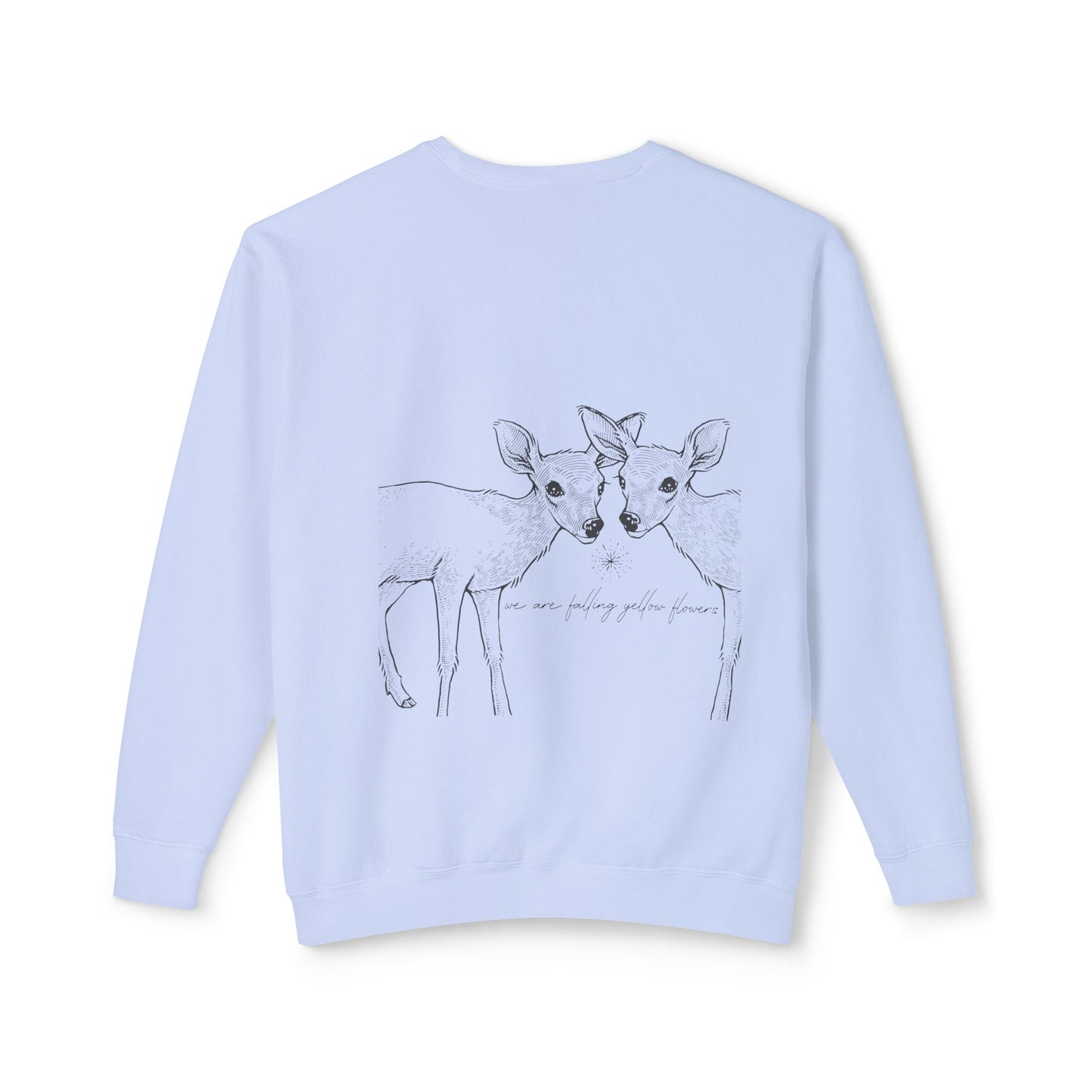 Two Deer: We are Falling Flowers Sweatshirt, Unisex- THE STORE by avalove