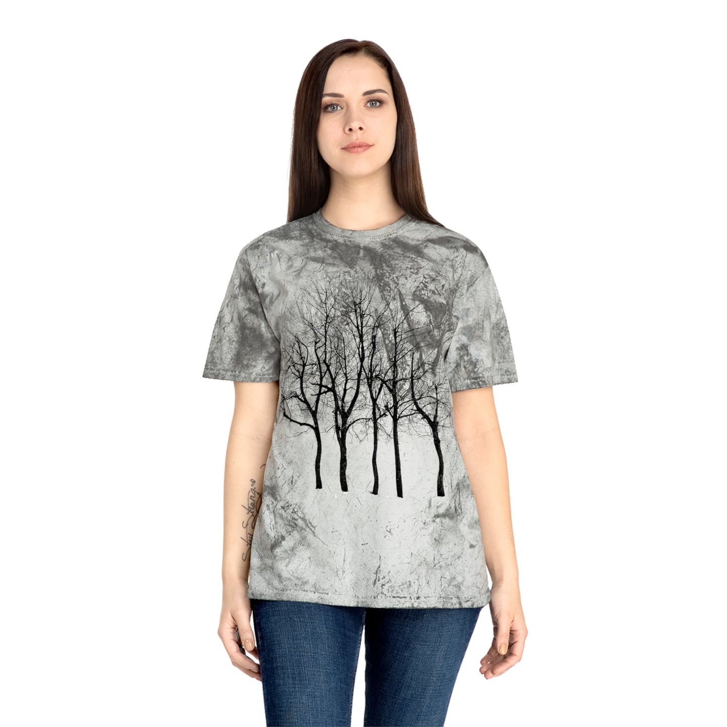 Fairytale Trees Tie Dye Basic Unisex Tee- The STORE by avalove