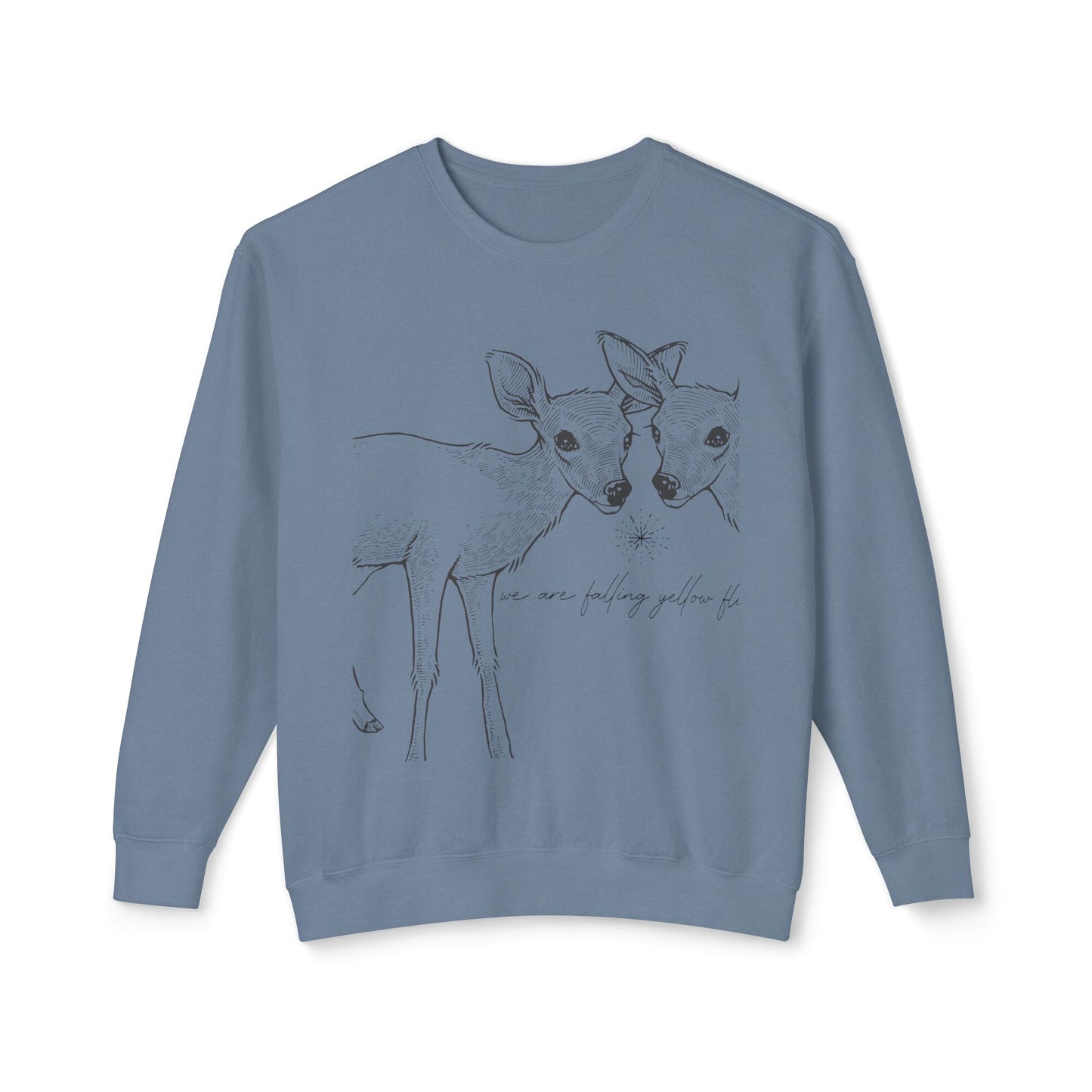 Two Deer: We are Falling Flowers Sweatshirt, Unisex- THE STORE by avalove